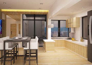 1st floor kitchen-dinning-